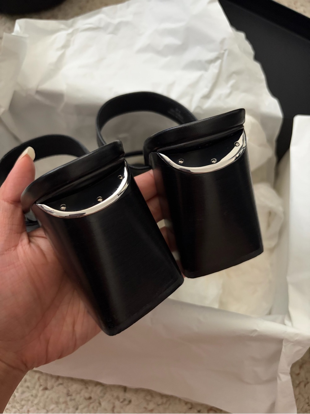 Alexander Wang Hayden Double Strap Sandal - Picture 8 of 12